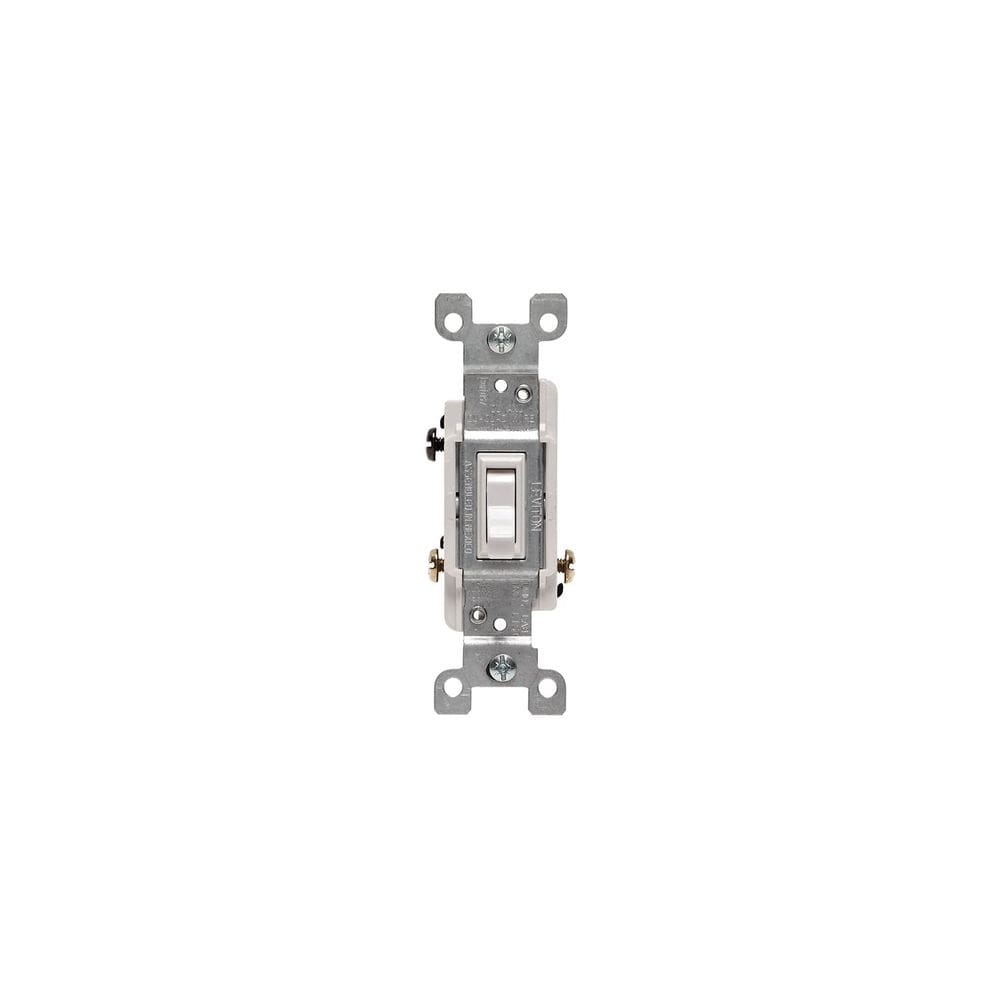 Interruptor seletor Leviton S02-01453-2WS branco interno/externo
