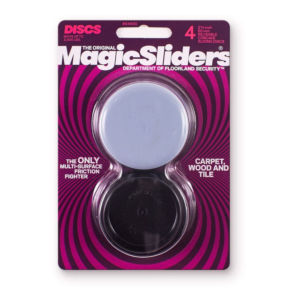 Móveis Sliders Magic Sliders L P 4600, pacote com 4, disco côncavo de 6 cm