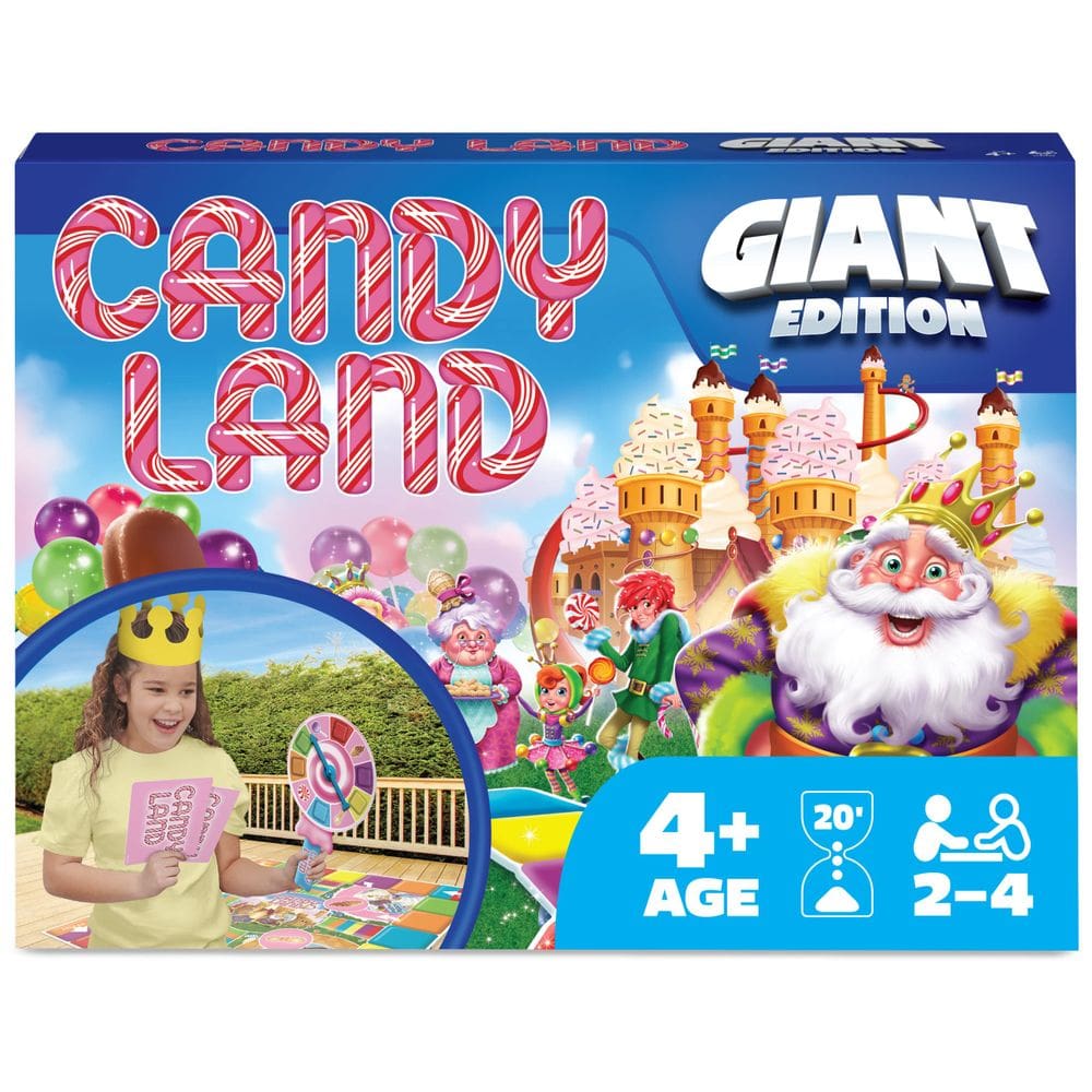 Jogos Giant Candy Land Game Spin Master para crianças de 4 anos ou mais