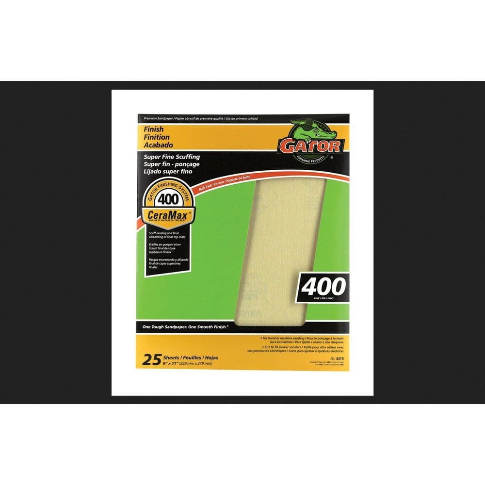 Papel de Lija Cerámico Ali Industries 28 x 23 cm Grano 400 Muy Fino
