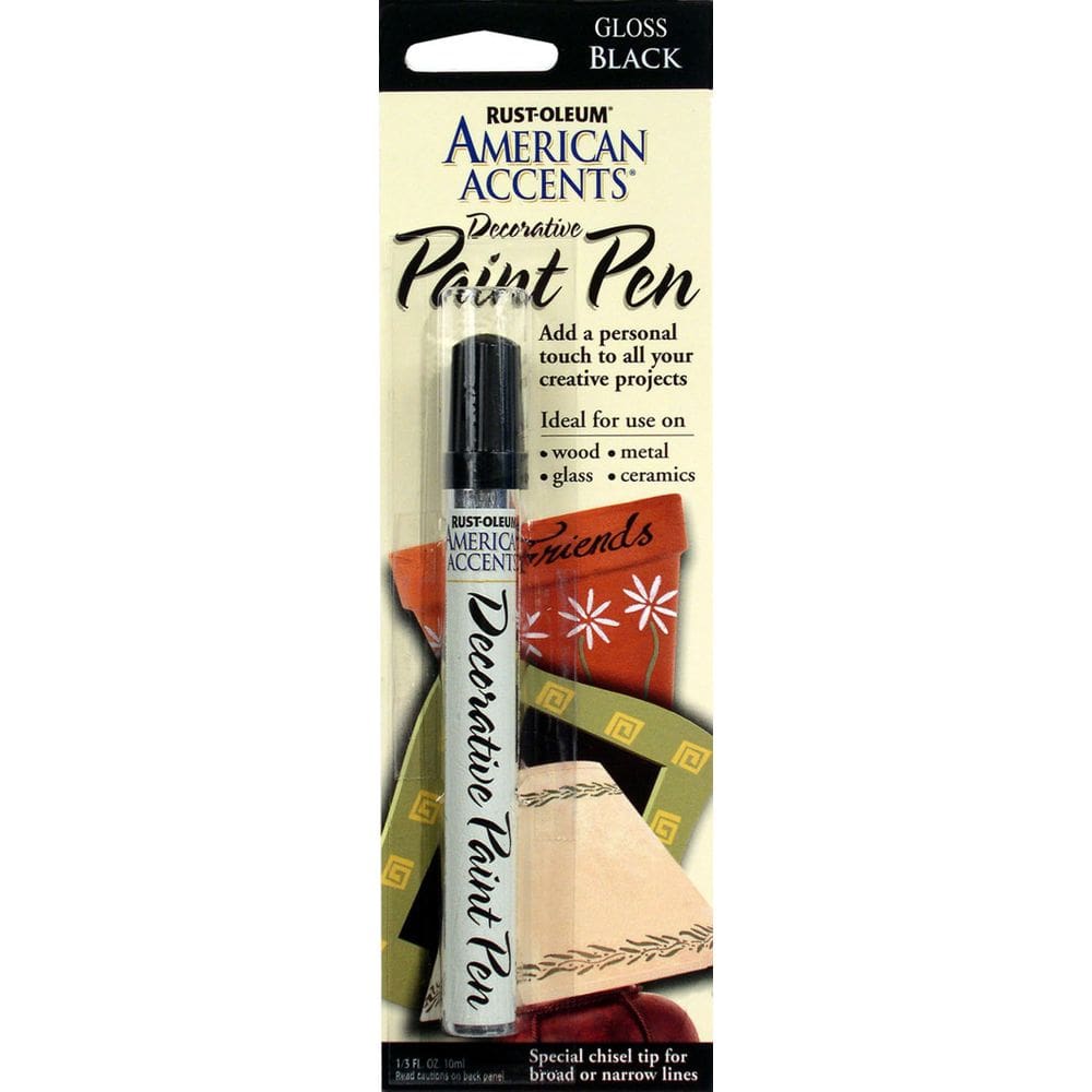 Caneta de pintura Rust-Oleum 215123 Satin Black 10ml