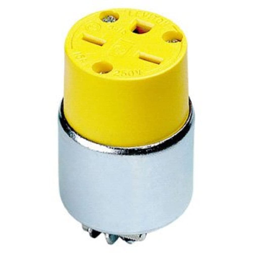 Tomada de aterramento em aço blindado Leviton de 15 A 250V 615CA
