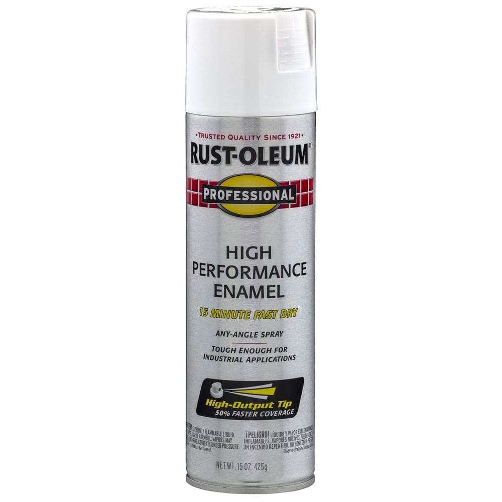 Spray de Pintura Rust-Oleum 425g Blanco Mate de Alto Rendimiento