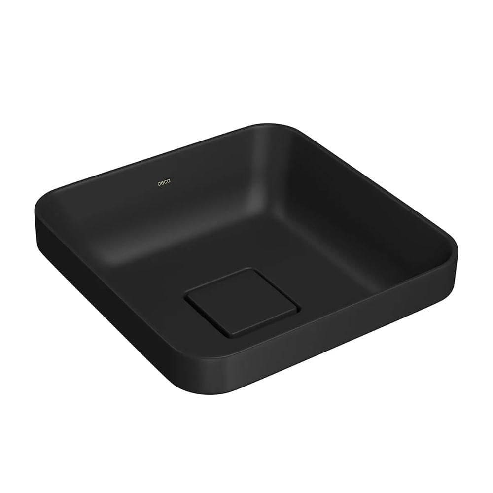 Cuba De Sobrepor Quadrada Deca 30cm Ebano Fosco L.21030.94