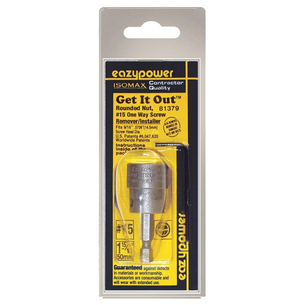 Fastener Drive Bit Eazy Power 81379 Removedor de parafuso unidirecional
