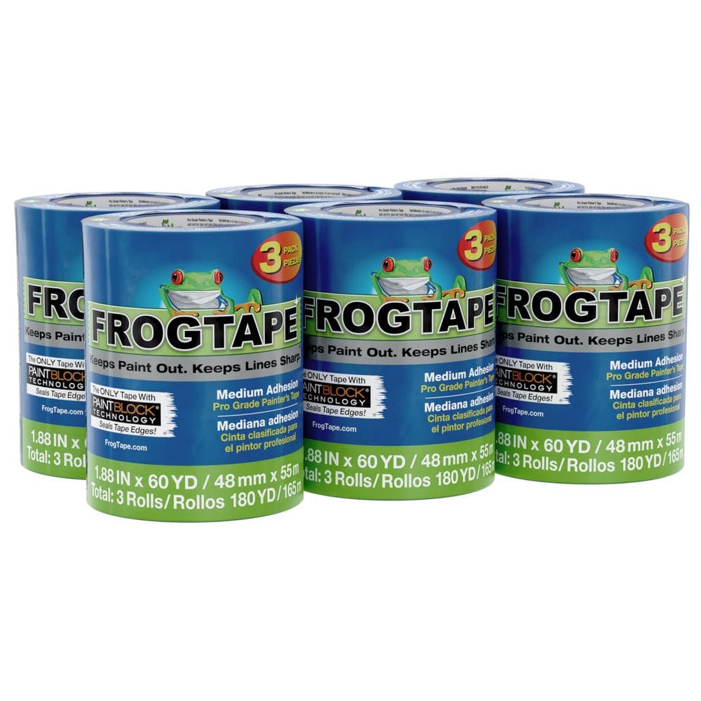 Fita de pintura FrogTape ProGrade Blue com PAINTBLOCK 48 mm x 55 m