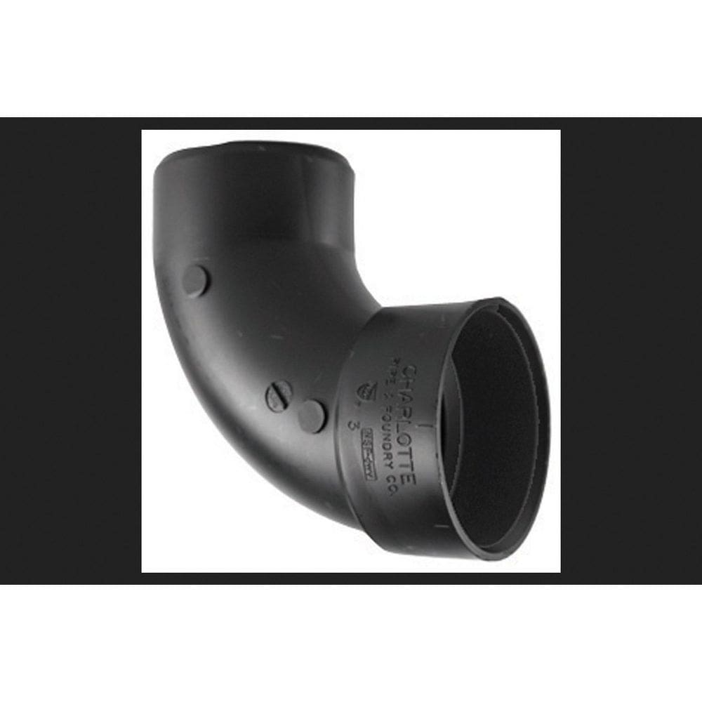 Cotovelo Charlotte Pipe ABS Schedule 40, cubo de 3 cm x torneira de 3 cm