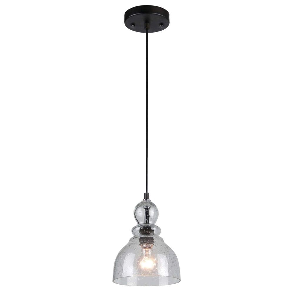 Luminária pendente Westinghouse Fiona 23 cm em bronze polido a óleo