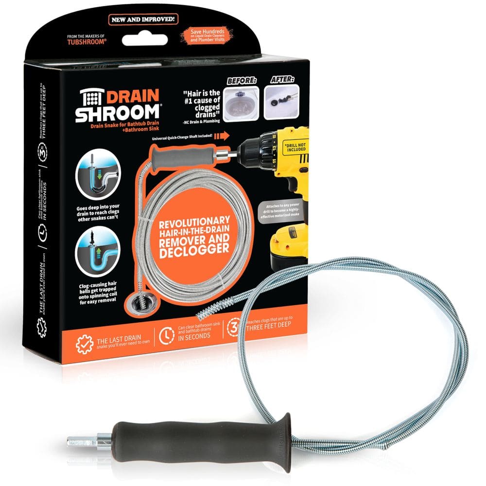 Drain Snake Drainshroom DSSNK070 Inox 107 cm (1 m de alcance)