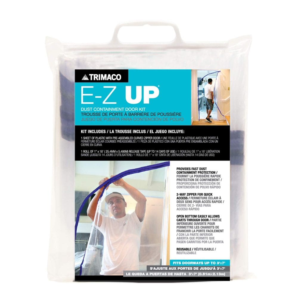 Kit de porta de contenção de poeira Trimaco E-Z Up para portas de até 90x210cm