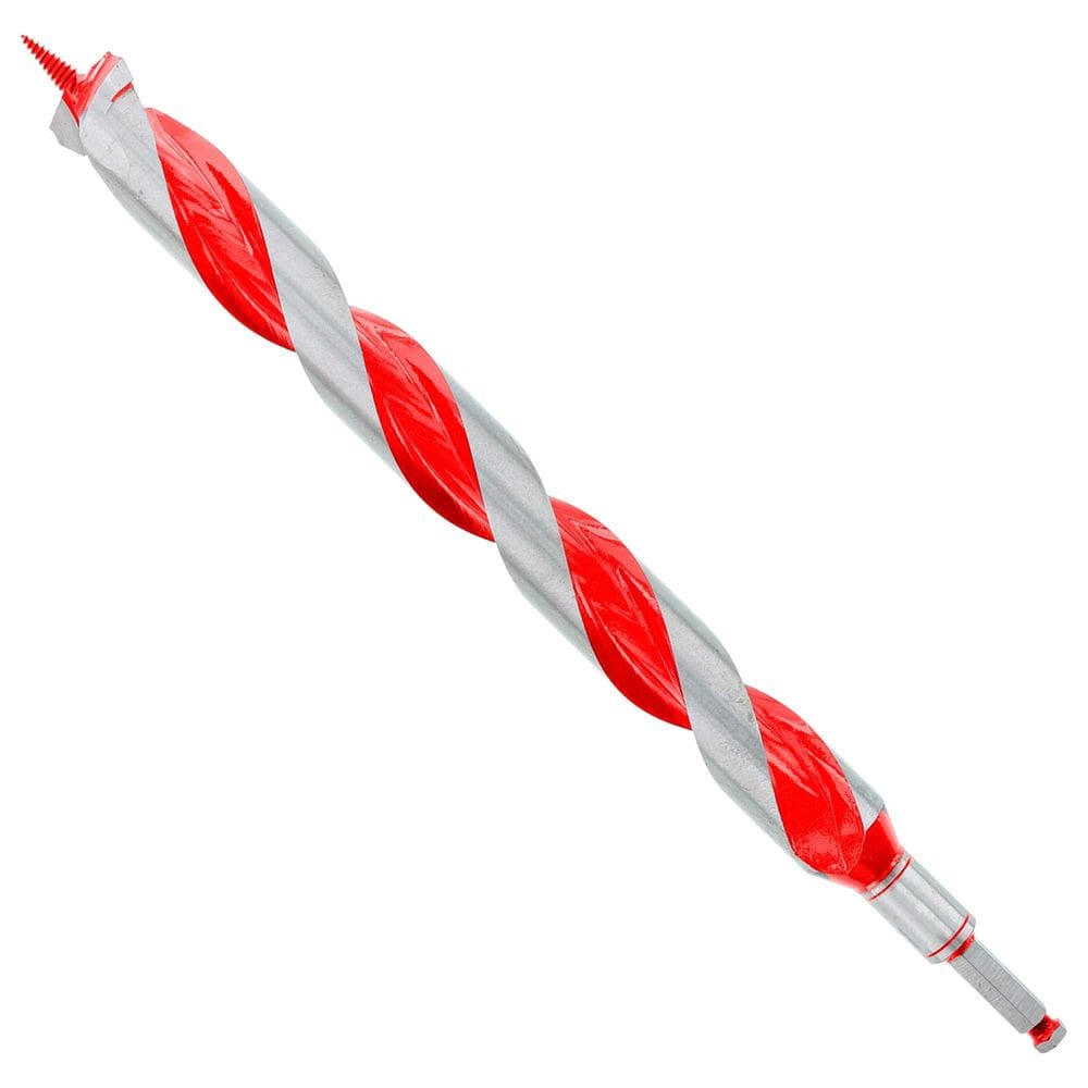 Broca Diablo Auger com 3,8 cm de diâmetro, 44 cm de comprimento, haste hexagonal de 11 mm