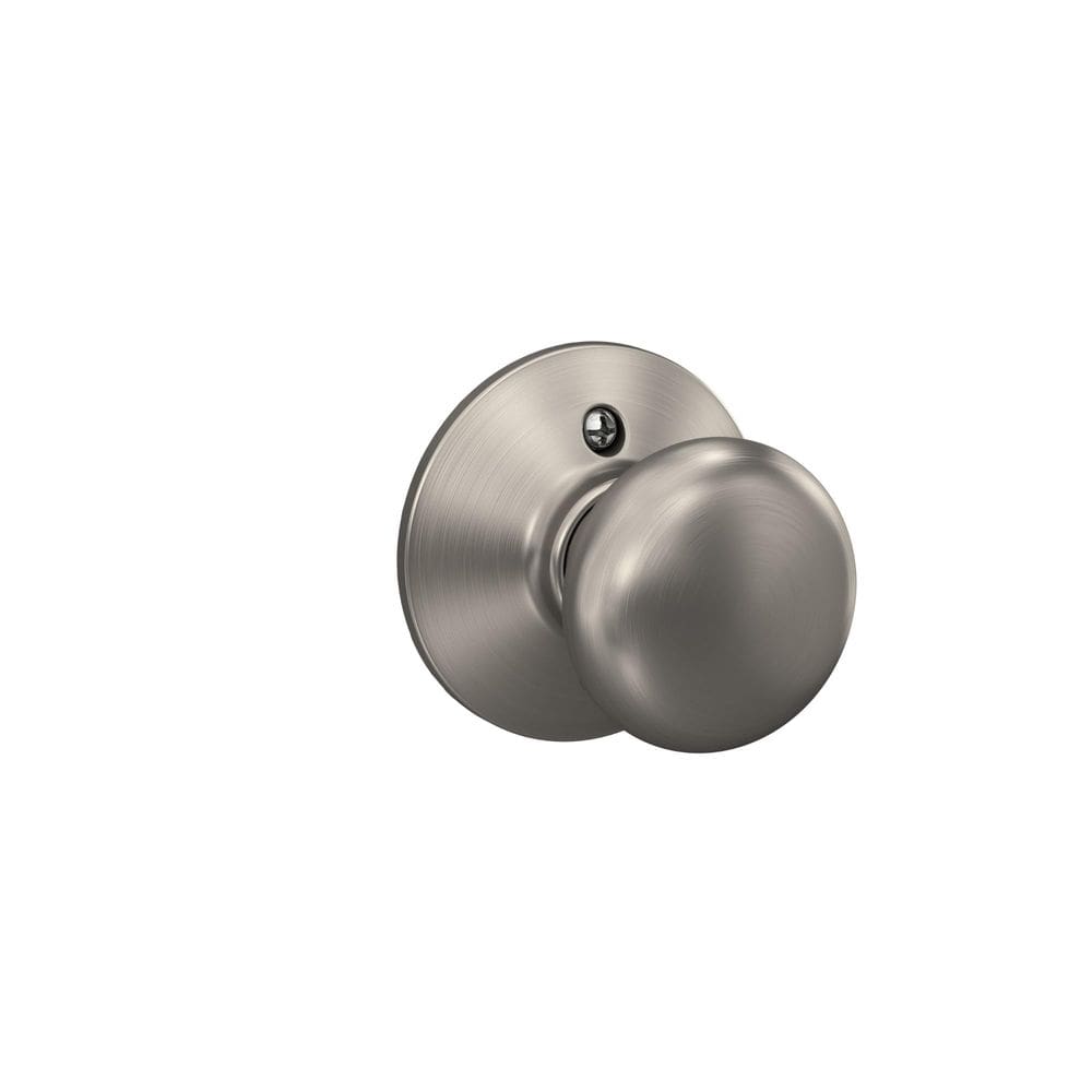 Maçaneta de porta SCHLAGE F170 PLY 619 Alça fictícia de níquel acetinado