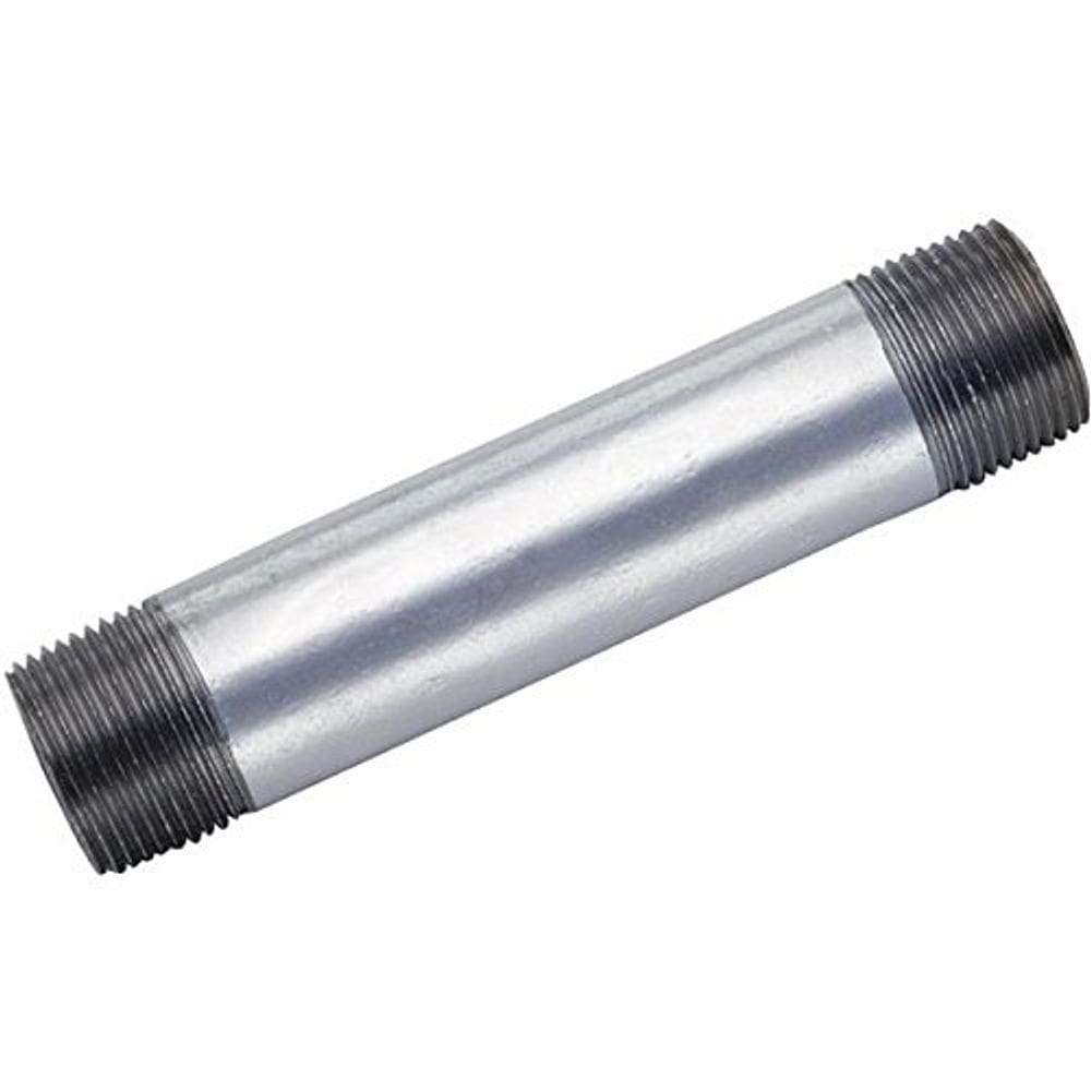 Bigorna de bico de tubo de aço galvanizado 1 polegada MPT x 7,5 cm L