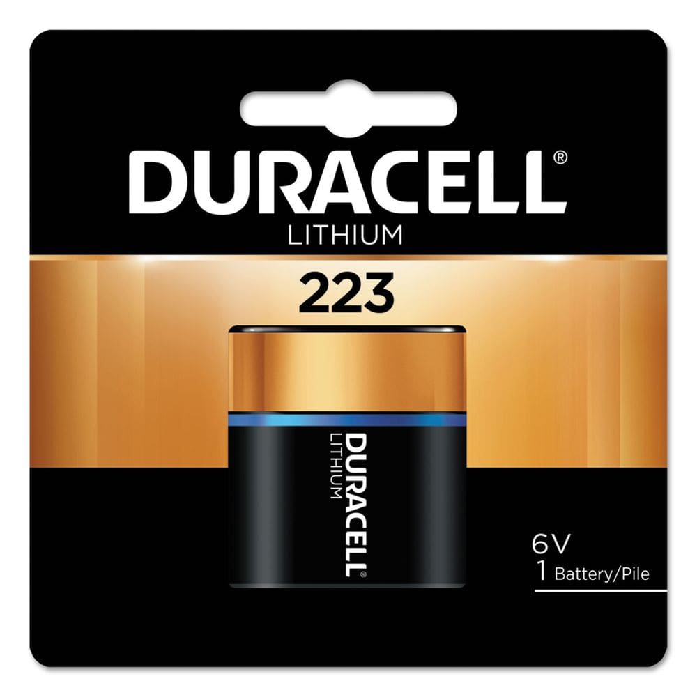 Bateria Duracell 223 6V de lítio de longa duração e alta potência