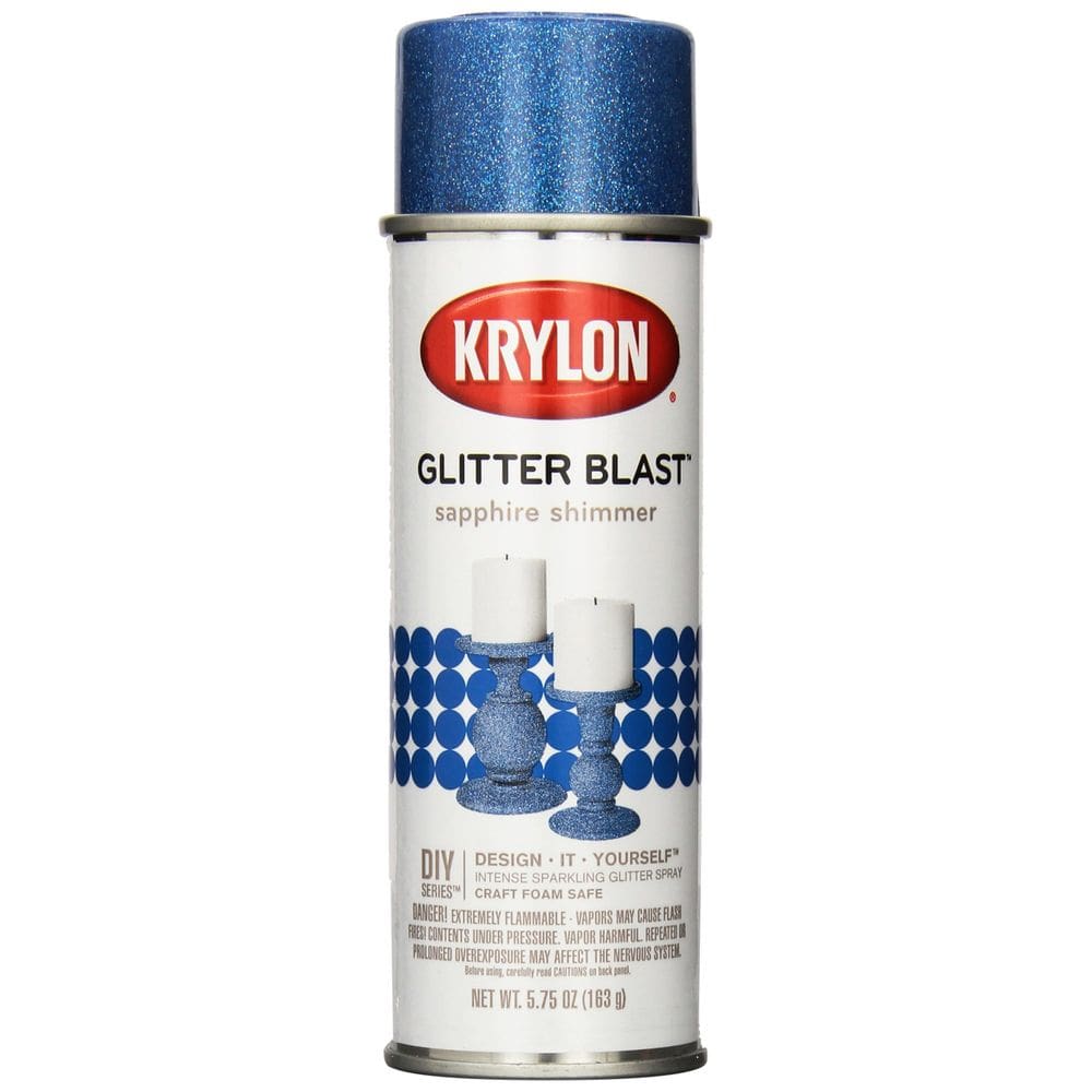 Pintura Krylon K03814A00 Glitter Blast Azul Safira 170 ml