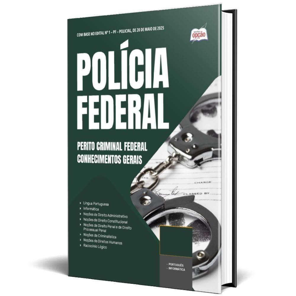 Apostila Polícia Federal Pf 2025 Perito Criminal Federal