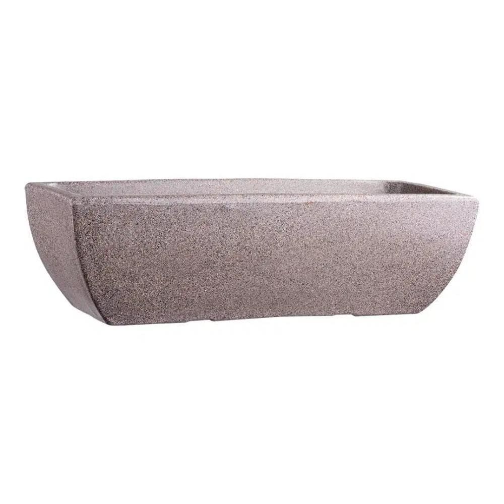 Terrano Vaso Jardineira Tamara Pedra 80Cm