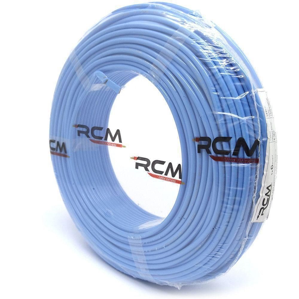 Cabo Flexivel Rcm 6,0Mm Azul 100 Metros