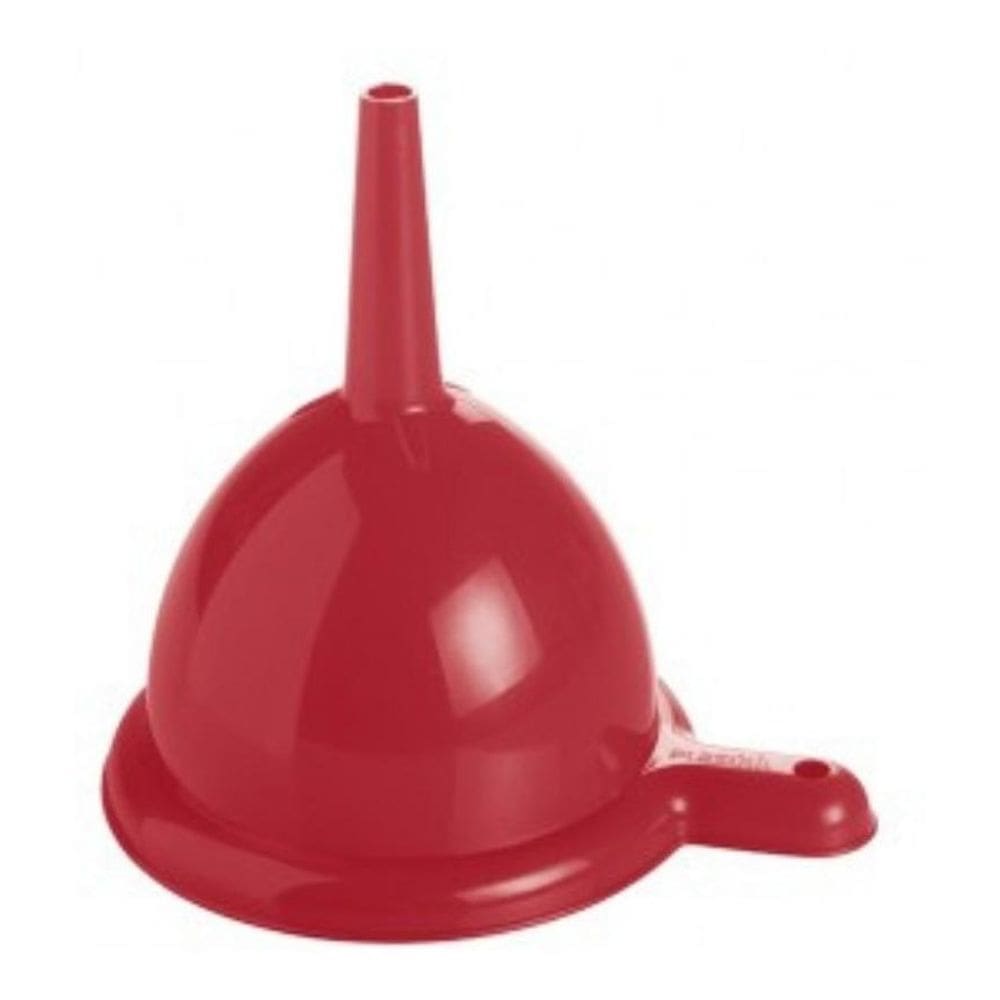 Funil De Plástico Pequeno Vermelho Plasútil