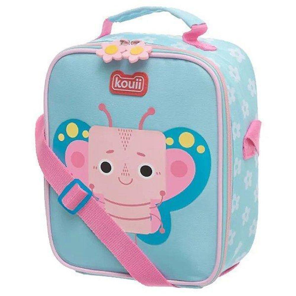 Lancheira Kouii Pacific Filhotiis Borboleta Rosa