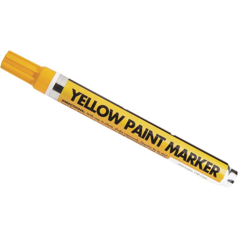 Marcador de tinta Forney 70822 amarelo de 10 ml à base de óleo, pacote com 1