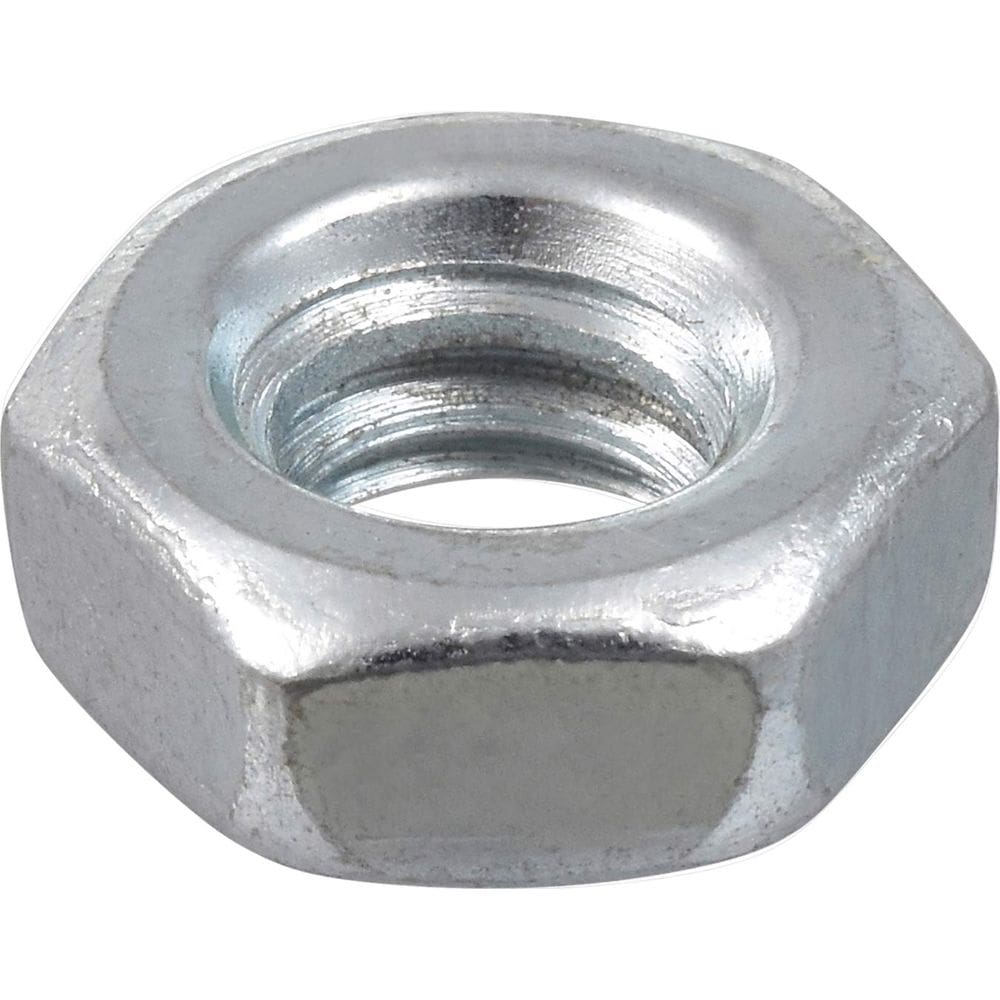 Porca de parafuso hexagonal Hillman 10-32 revestida de zinco, pacote com 100