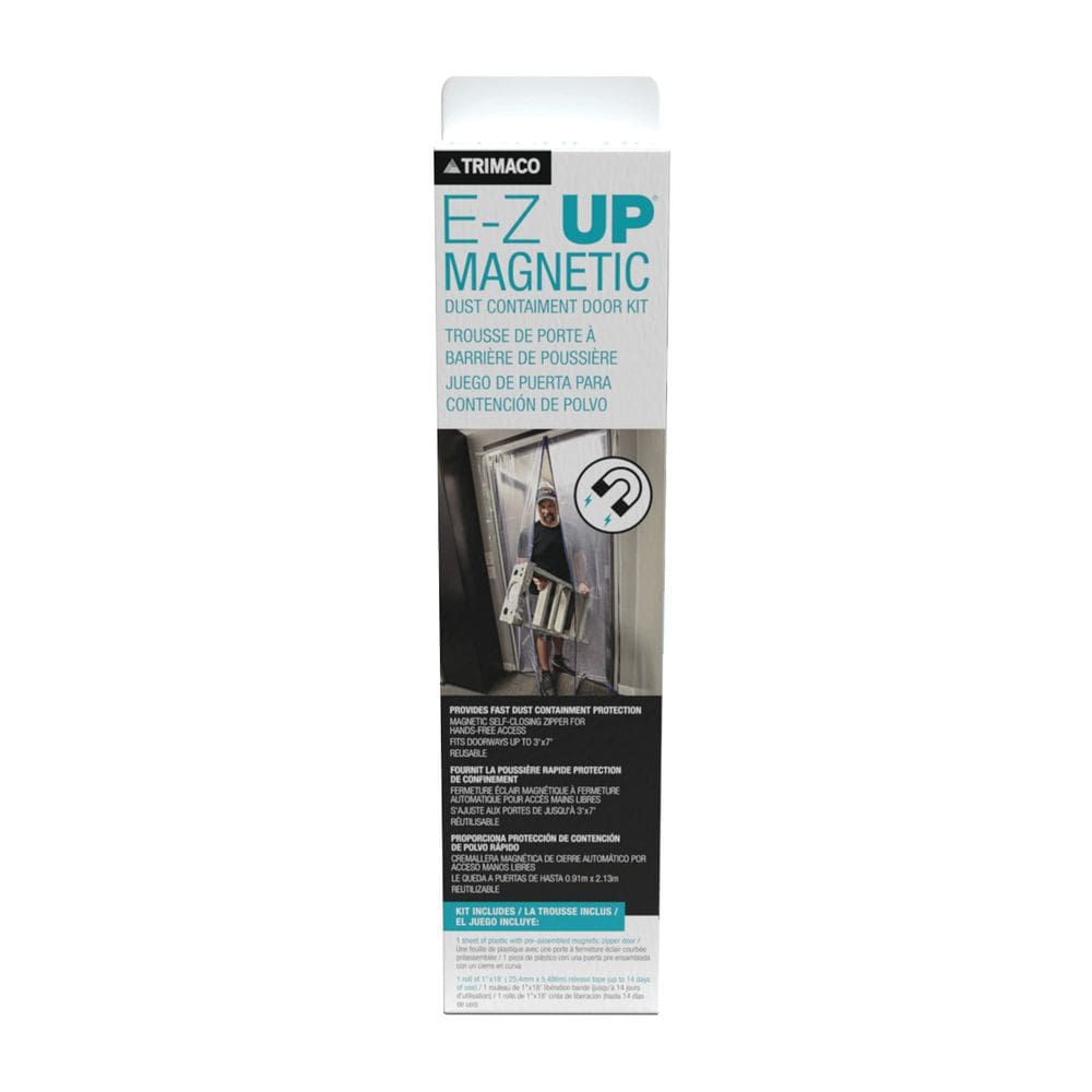 Kit de porta E-Z UP Magnetic 91x213 cm de contenção de poeira