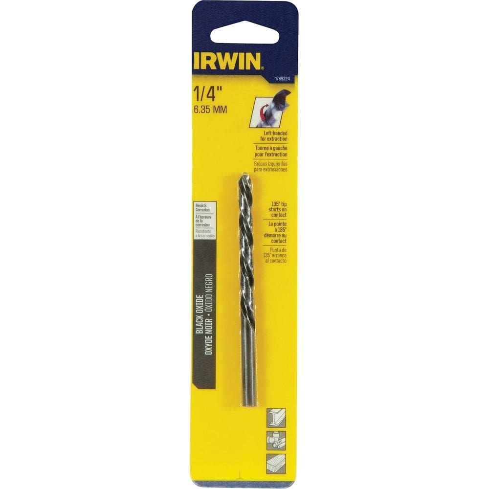Broca IRWIN Jobber com 6,35 mm de diâmetro x 6 cm OAL HSS