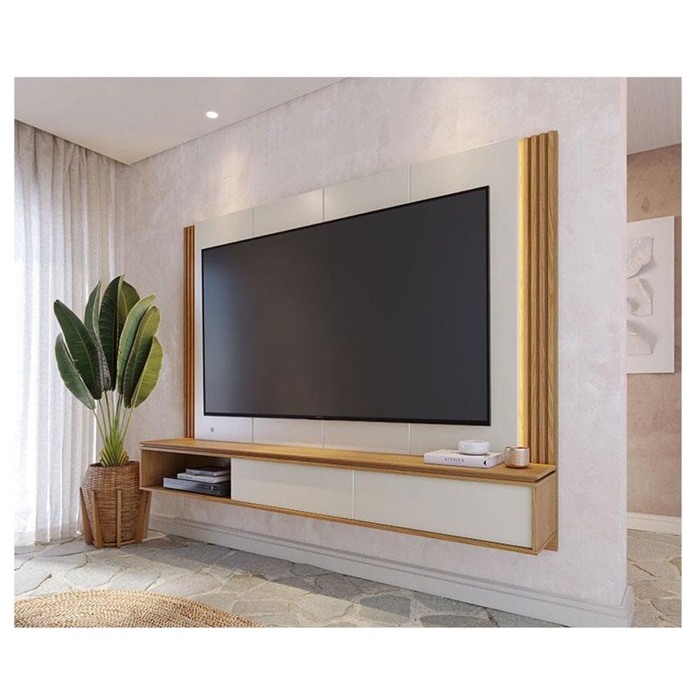 Home Suspenso Ambiente Loa Off White Freijó – Colibri