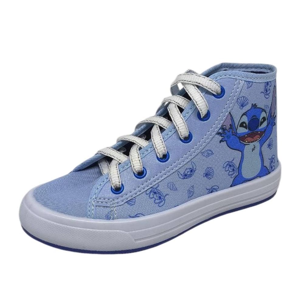 Tênis Infantil Menina Confortavel Personagem Disney Stitch