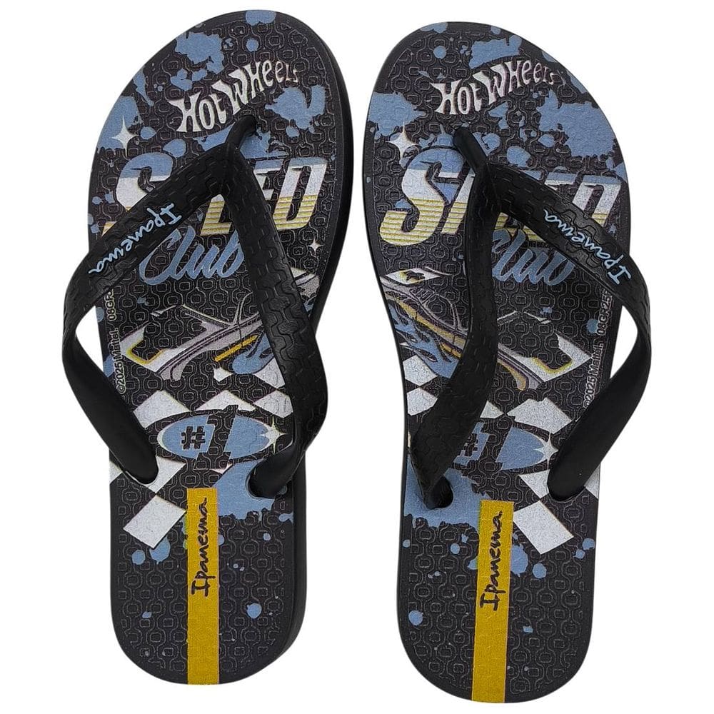 Chinelo De Dedo Infantil Menino Kids HotWheels Ipanema