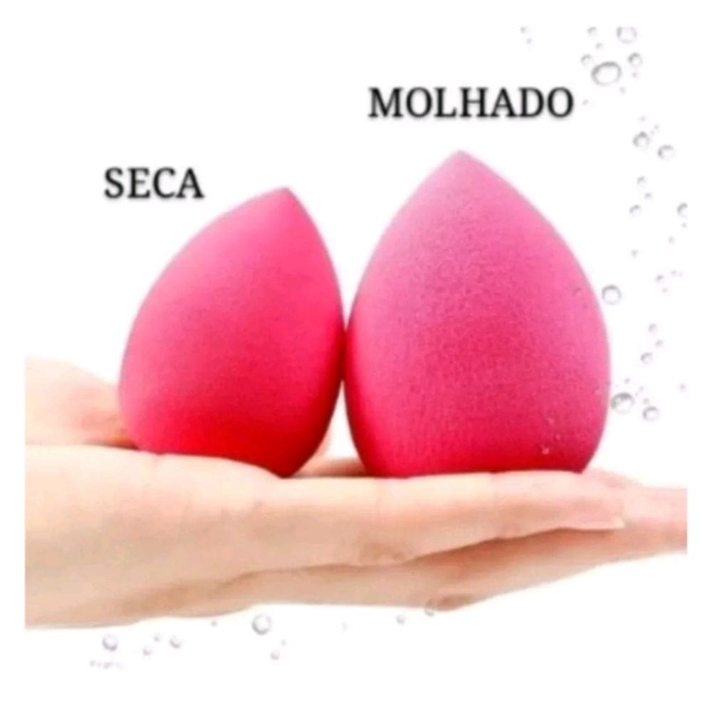 Esponja Maquiagem Facial Gota Base Corretivo Super Macia