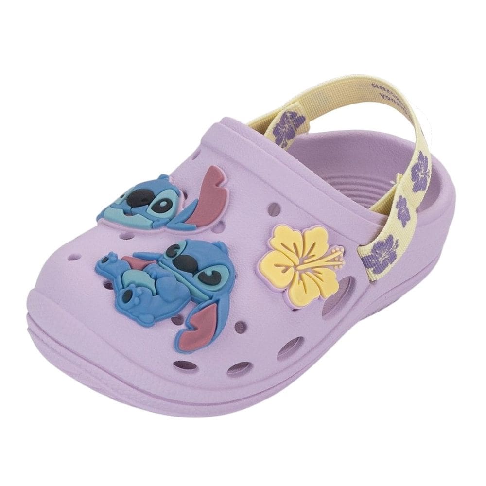 Babuche Infantil Menina Conforto Fácil Calce Disney Stitch