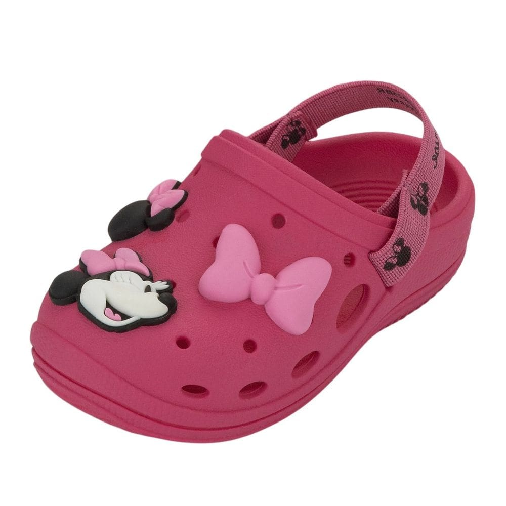 Babuche Infantil Menina Elástico Disney Minnie Mouse