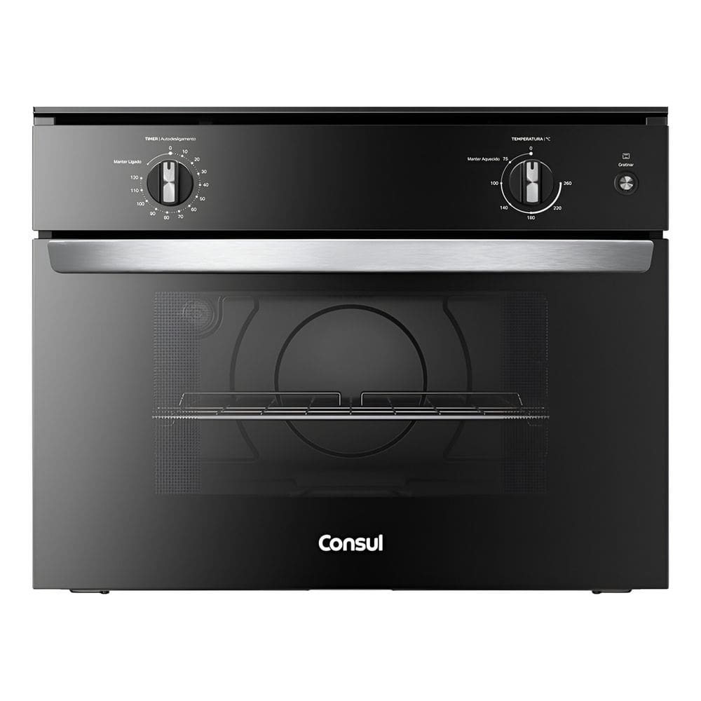 Forno Eletrico De Embutir 47l Grill Consul Cob47bebna 220v