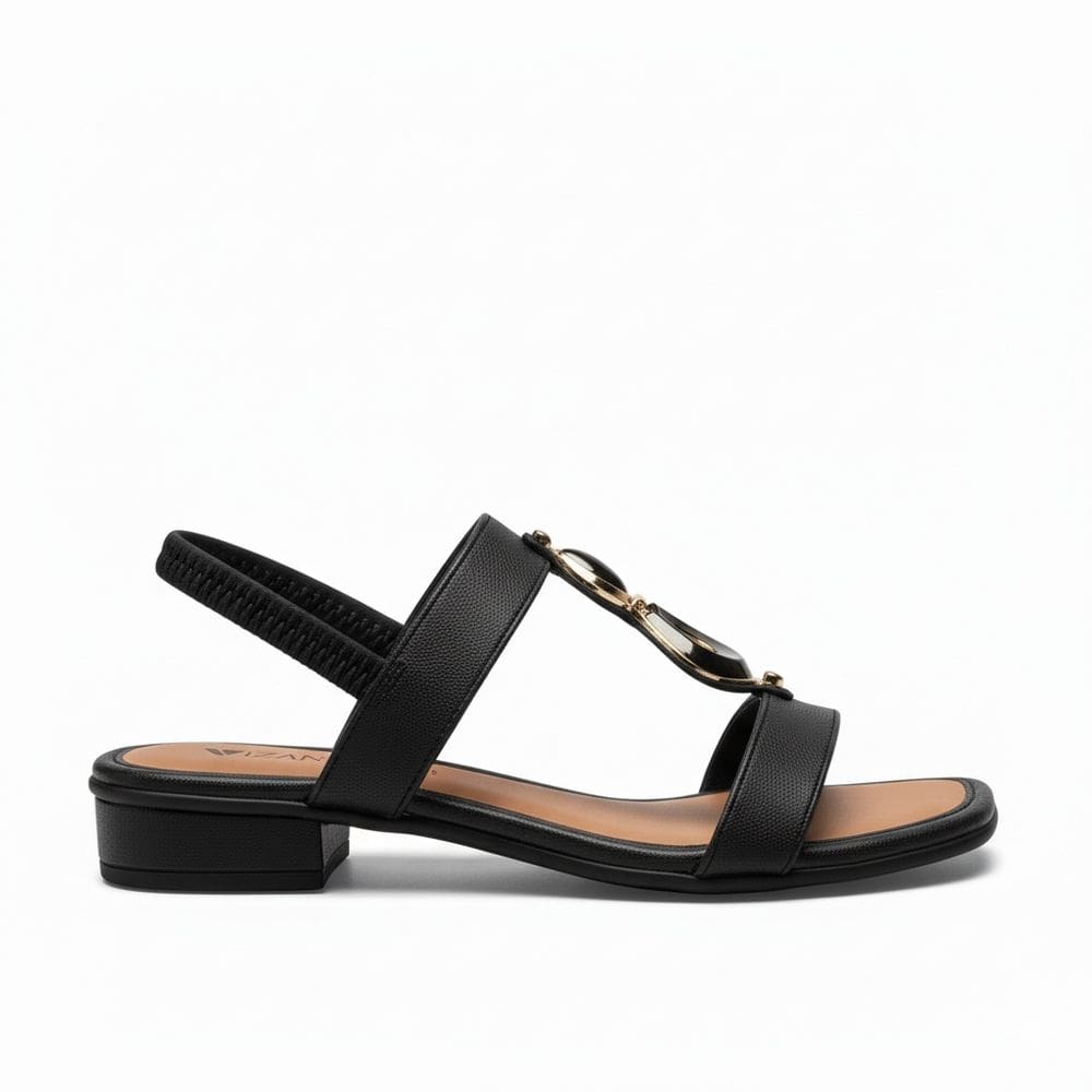 Sandália Feminina De Salto Mississipi Calce Facil MF893