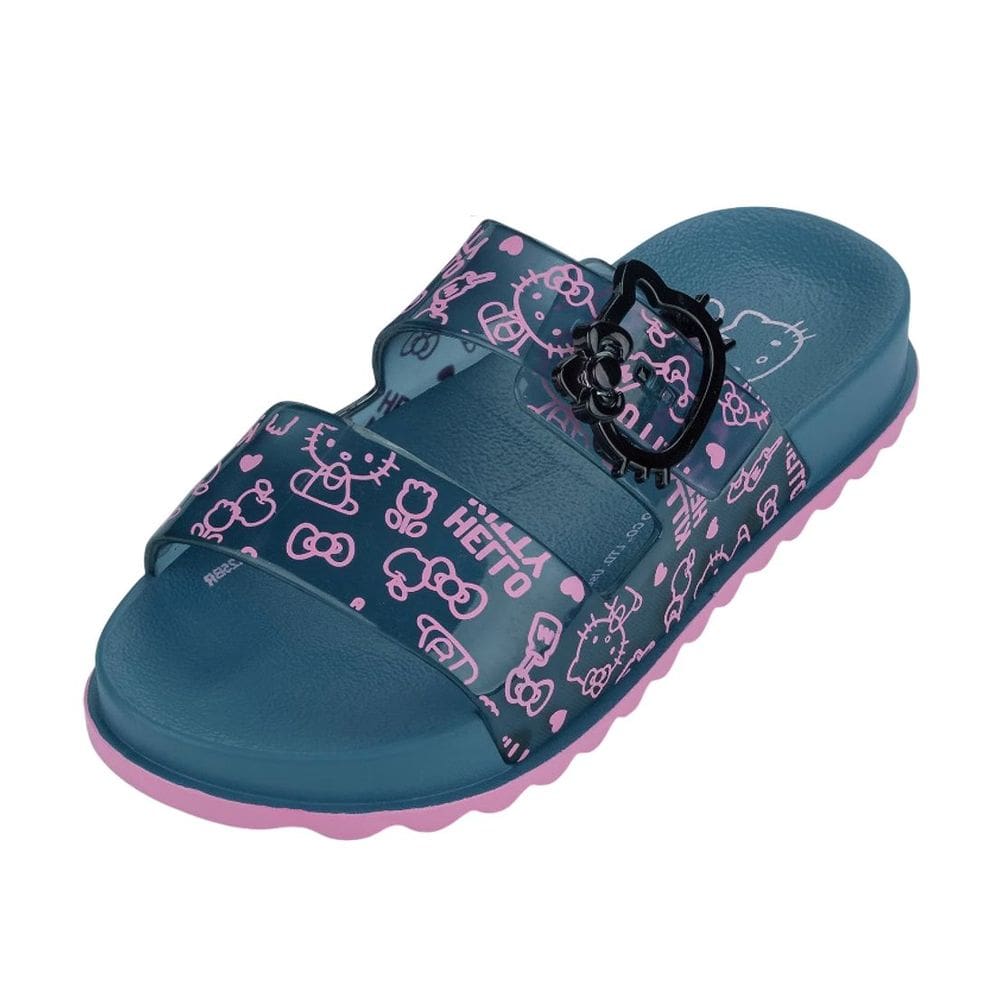 Chinelo Infantil Menina Facil Calce Birk Summer Hello Kitty