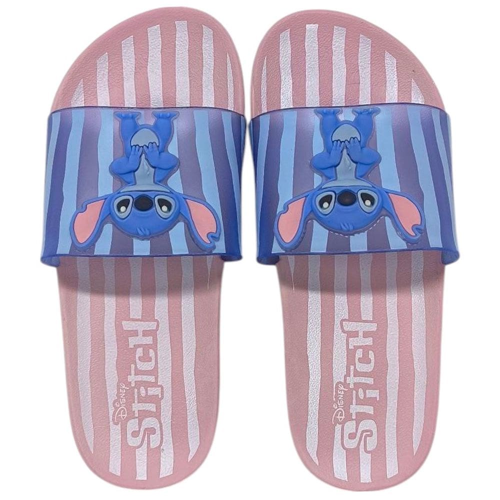 Chinelo Infantil Menina Slide Conforto Disney Stitch