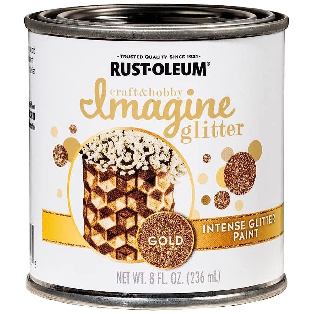 Pintura Rust-Oleum Glitter Gold Intense 236 ml