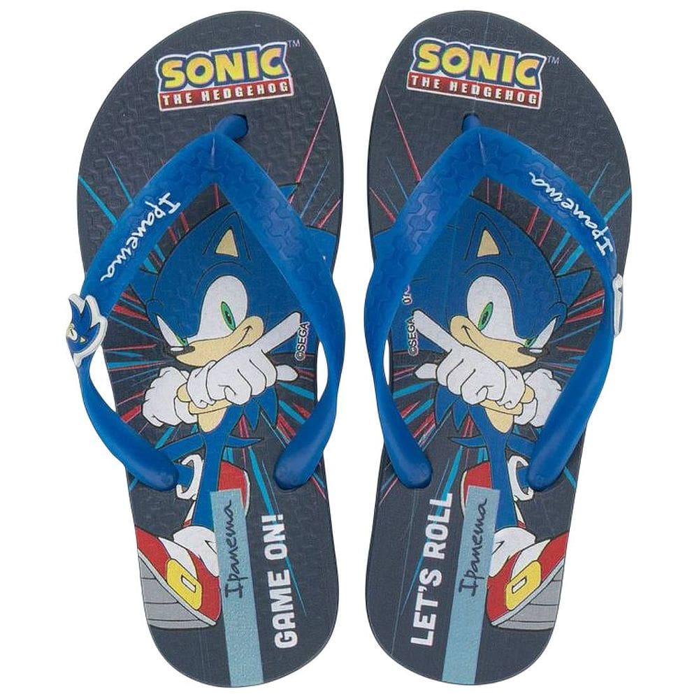 Chinelo de Dedo Infantil Menino Conforto Ipanema Kids Sonic
