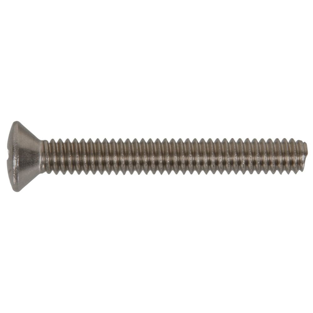 Parafuso Hillman 825994, cabeça oval de aço inoxidável, 6x38mm, pacote com 100