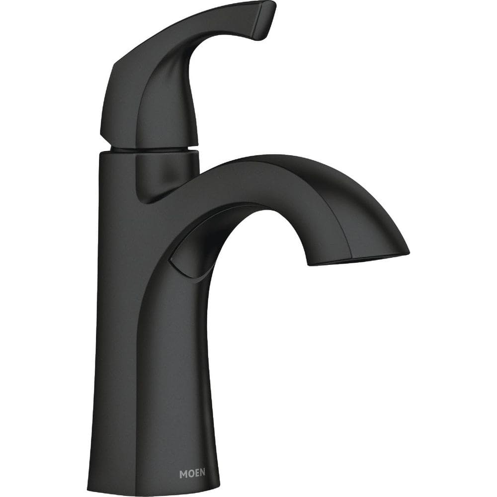 Grifo Moen Lindor 84505BL Negro Mate para 1 Agujero