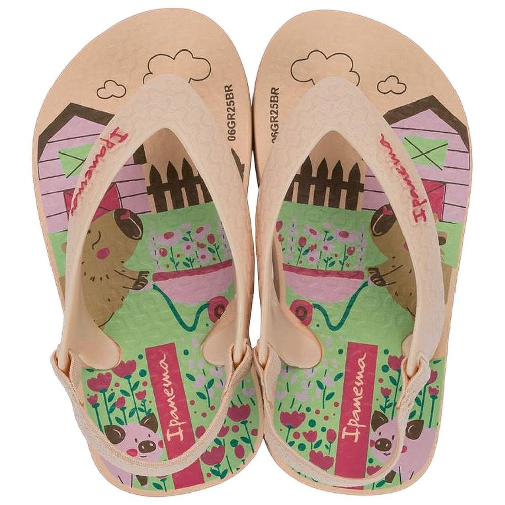 Chinelo Infantil Menina Dia a Dia Elastico Ipanema Kids