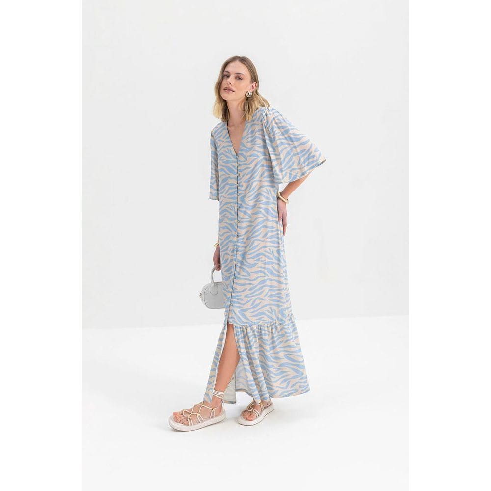 Vestido longo feminino em viscose Essendi P