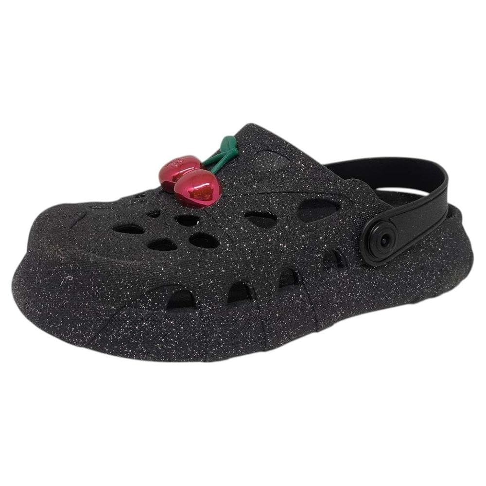 Babuche Infantil Menina Brilho Cereja Sweet Hug Barbie