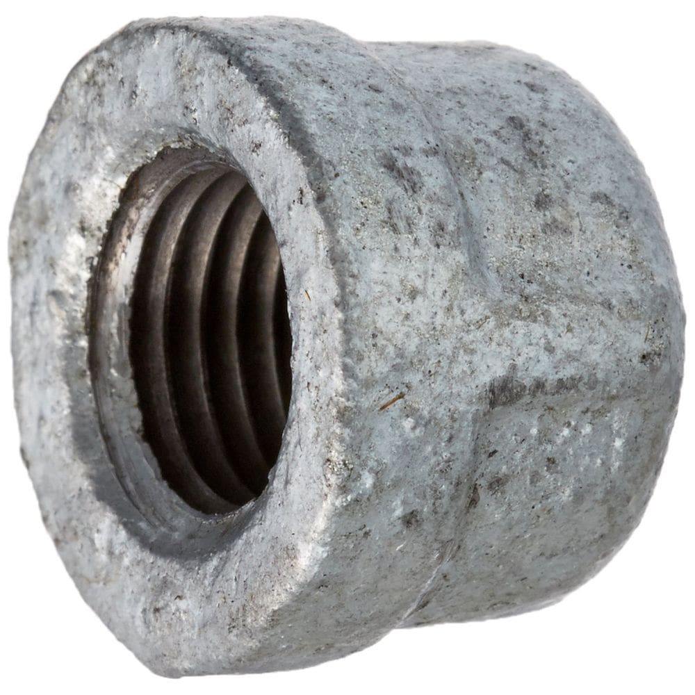 Encaixe de tubulação de mangueira LDR Industries 311 CA-14 Tampa galvanizada 1/4”