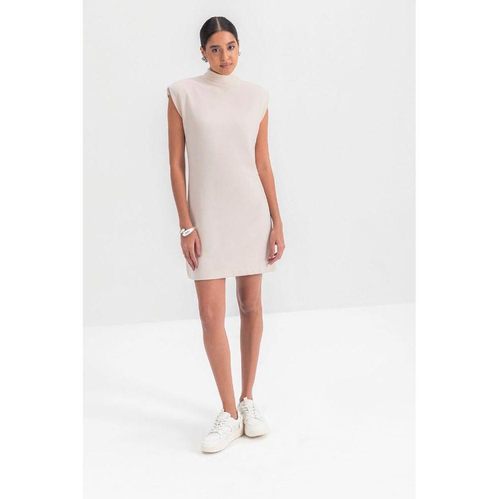 Vestido Feminino Em Ribana Essendi Off White