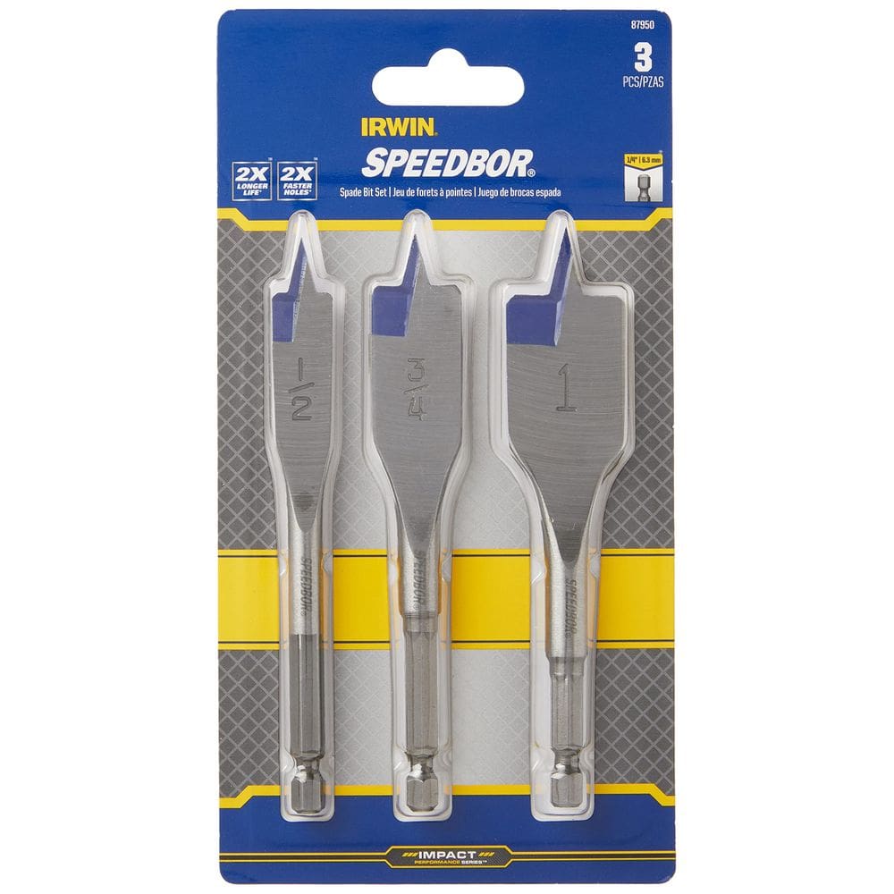 Conjunto de brocas IRWIN 87950 Speedbor de 3 peças