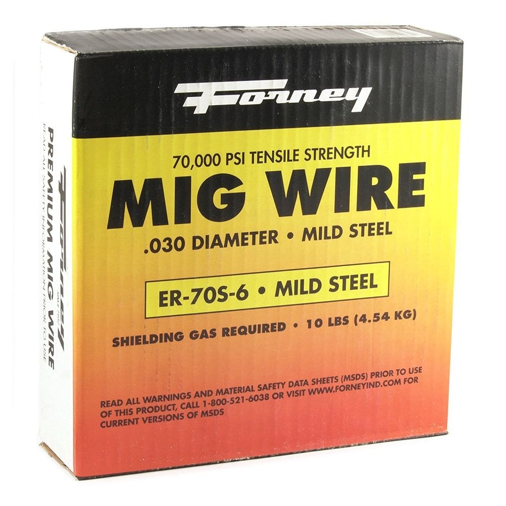 Bobina Wire Forney 42286 MIG de aço macio ER70S-6 de 4,5 kg