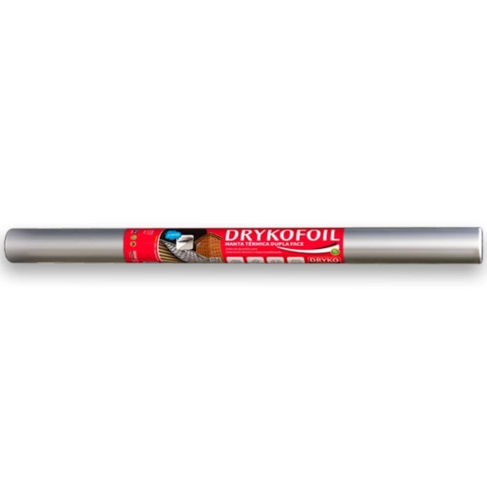 Manta Térmica Alumínio 2 Faces 50m² DRYKOFOIL DRYKO